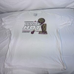 Miami Heat  Mens 2XL White NBA Basketball Adidas 2013 Champs Locker Room Baller